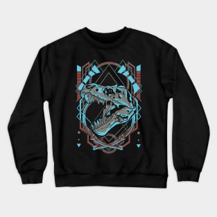 Geometric Dino Crewneck Sweatshirt